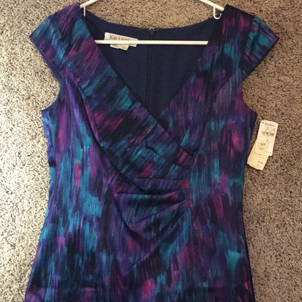 Purple and Blue Dress